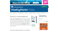 Desktop Screenshot of meetingmentormag.com